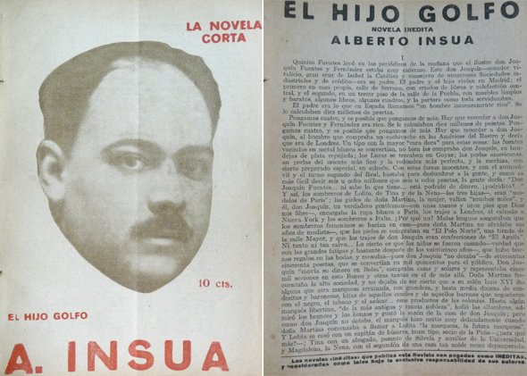 El hijo golfo. Novela.