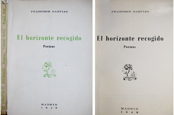 El horizonte recogido. Poemas.