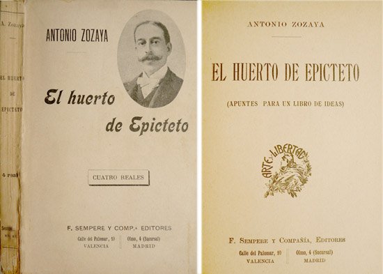 El Huerto de Epícteto. Apuntes para un libro de ideas.