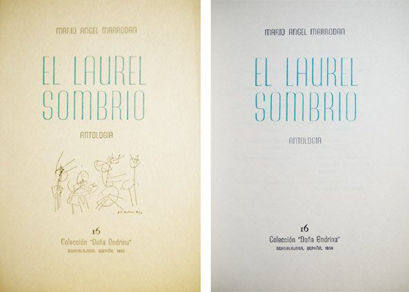 El laurel sombrío. Antología. | Immagine principale