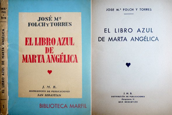El libro azul de Marta Angélica.