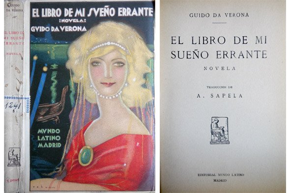 El libro de mi sueño errante. Novela. Traducción de A. …