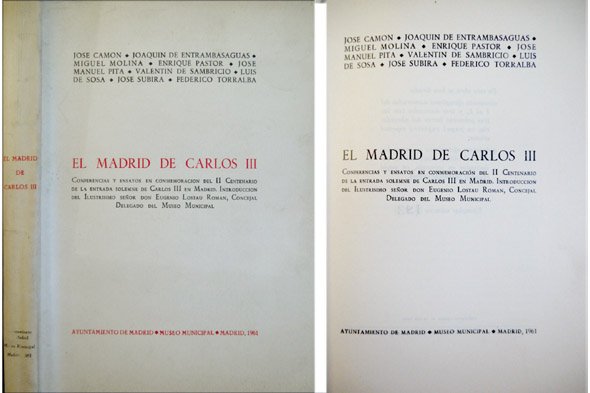 El Madrid de Carlos III. Conferencias y Ensayos en Conmemoración … | Immagine principale