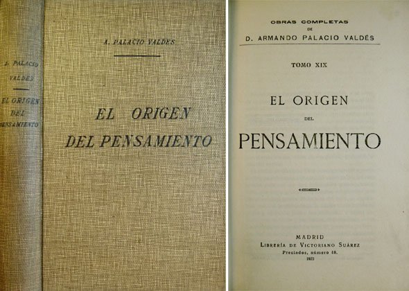 El orígen del pensamiento. Novela.