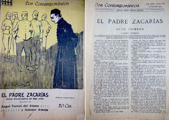 El Padre Zacarias. Suceso melodramático en tres actos.