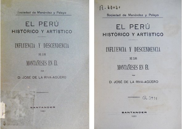 El Perú histórico y artístico. Influencia y descendencia de los …