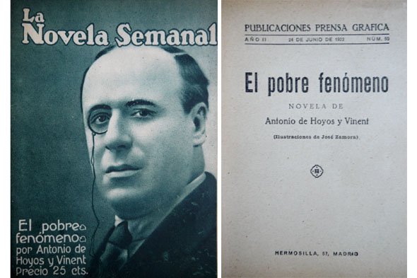 El pobre fenómeno. Novela. | Immagine principale