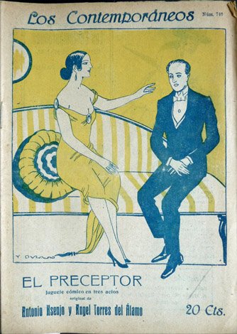 El Preceptor. Juguete cómico en tres actos.