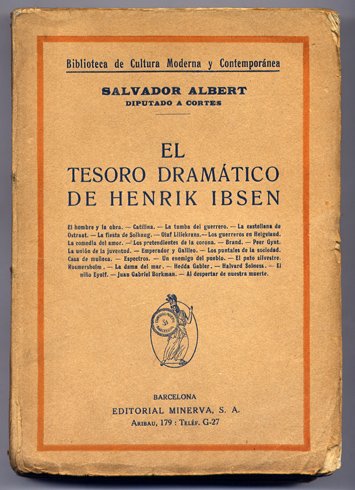 El tesoro dramático de Henrik Ibsen.[Adaptación prosificada en español de …