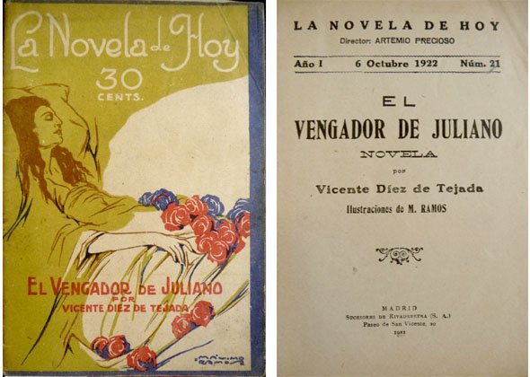 El Vengador de Juliano. Novela. Prólogo de Artemio Precioso.