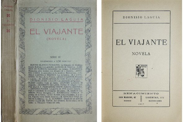 El viajante. Novela.