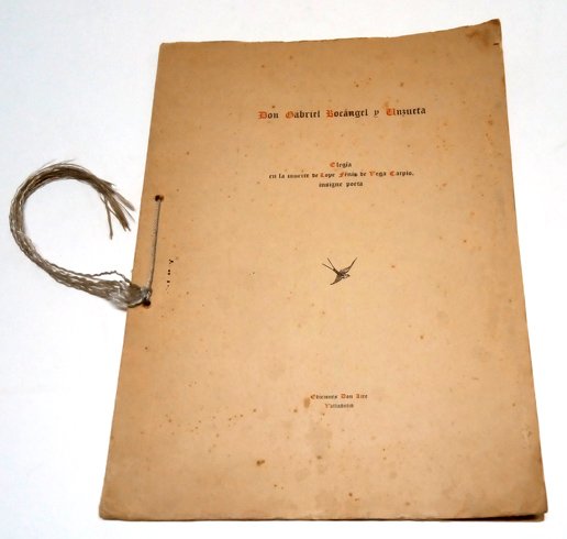 Elegía en la muerte de Lope Fénix de Vega Carpio, … | Immagine principale