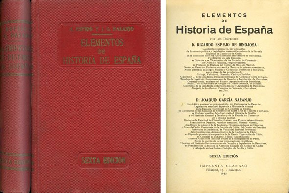 Elementos de Historia de España.