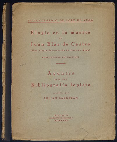 Elogio en la muerte de Juan Blas de Castro. (Una …