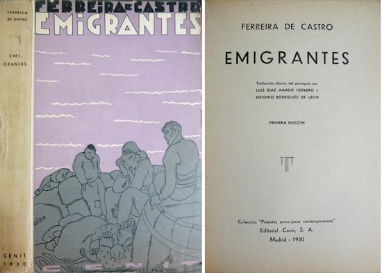 Emigrantes. Novela. Traducción directa del portugués por Luis Díaz Amado …