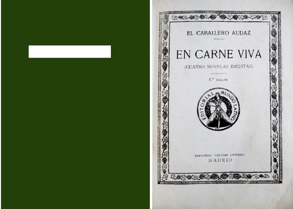 En carne viva. Cuatro novelas inéditas.