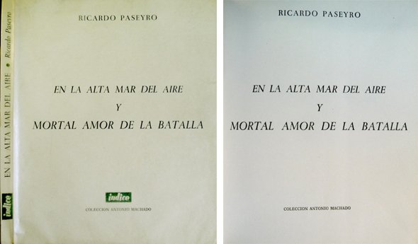En la alta mar del aire y Mortal amor de …