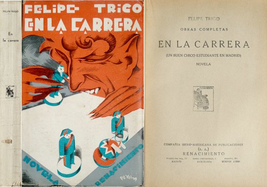 En la carrera. Un buen chico estudiante en Madrid. Novela. | Immagine principale