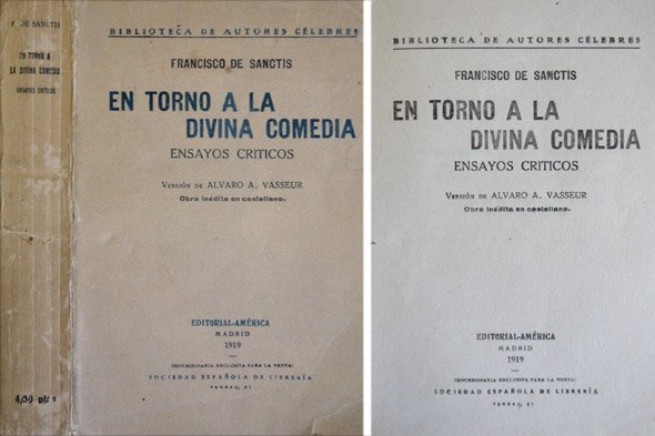 En torno a "La Divina Comedia". Ensayos críticos. Prólogo de …