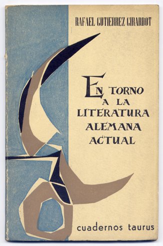 En torno a la literatura alemana contemporánea.