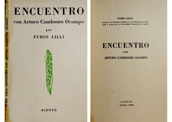 Encuentro con Arturo Cambours Ocampo.