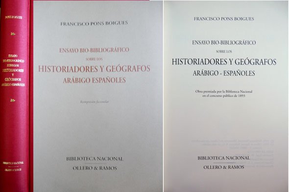 Ensayo Bio-Bibliográfico sobre los Historiadores y Geógrafos Arábigo - Españoles. … | Immagine principale