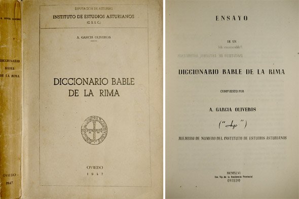 Ensayo de un Diccionario Bable de la Rima.