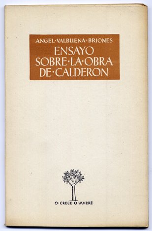 Ensayo sobre la obra de Calderón.