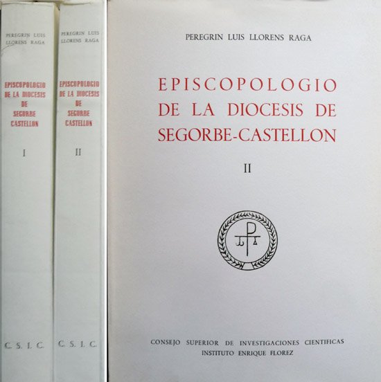 Episcopologio de la Diócesis de Segorbe-Castellón.