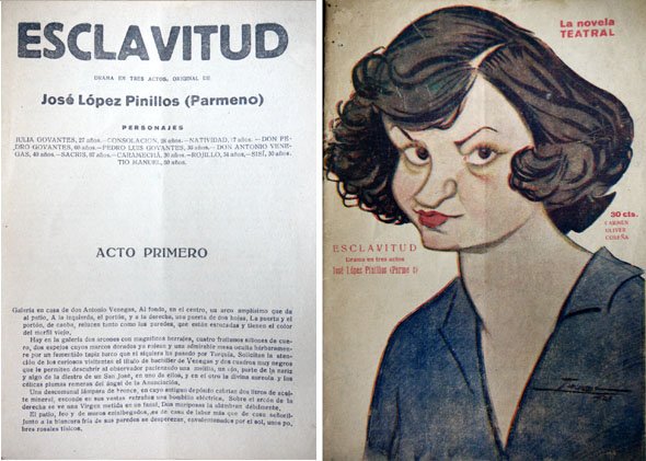 Esclavitud. Drama en tres actos.