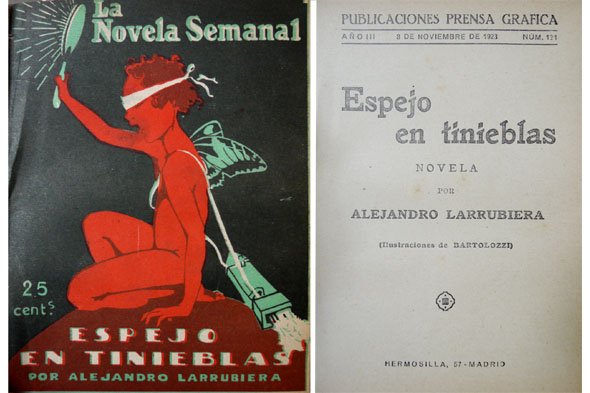 Espejo en tinieblas. Novela.