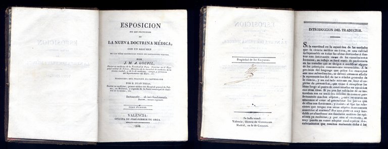 Esposicion (sic) de los principios de la nueva doctrina médica. …