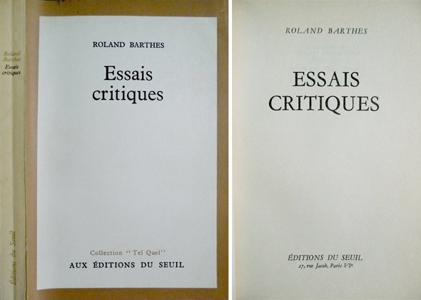 Essais Critiques.