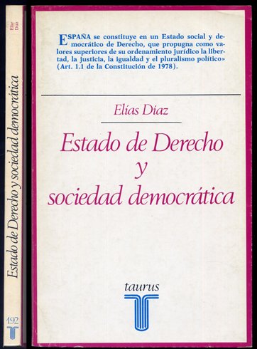 Estado de Derecho y sociedad democrática.