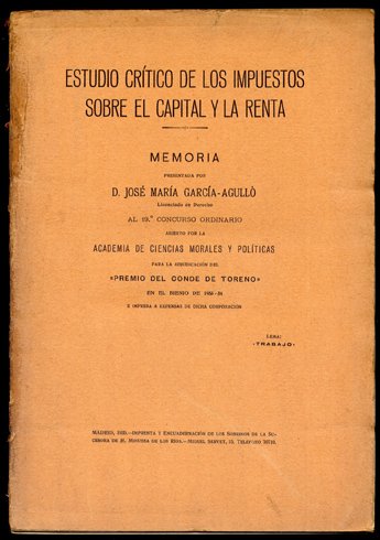 Estudio crítico de los Impuestos sobre el Capital y la …