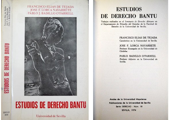 Estudios de Derecho Bantu. Trabajos realizados en el Seminario de …