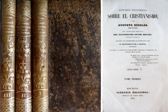 Estudios Filosóficos sobre el Cristianismo. Segunda vez traducidos al castellano …