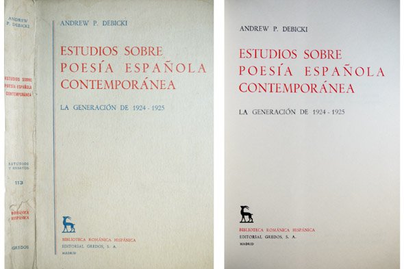 Estudios sobre Poesía Española Contemporánea. La Generación de 1924-1925.