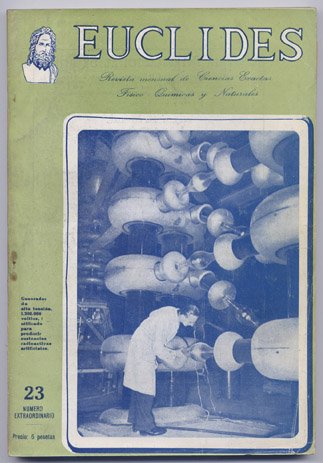 Euclides. Revista Mensual de Ciencias Exactas, Físico-Químicas y Naturales. Director … | Immagine principale