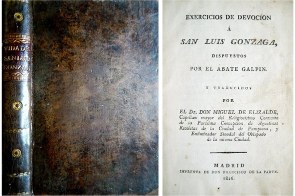 Exercicios de devoción a San Luis Gonzaga. Traducidos por Don … | Immagine principale