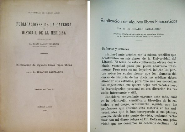 Explicación de algunos libros hipocráticos.