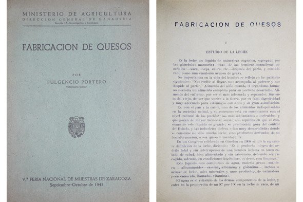 Fabricación de quesos.