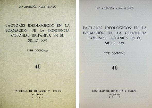 Factores ideológicos en la formación de la conciencia colonial británica …