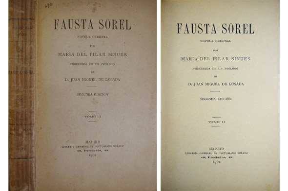 Fausta Sorel. Novela. Tomo Segundo (de dos).