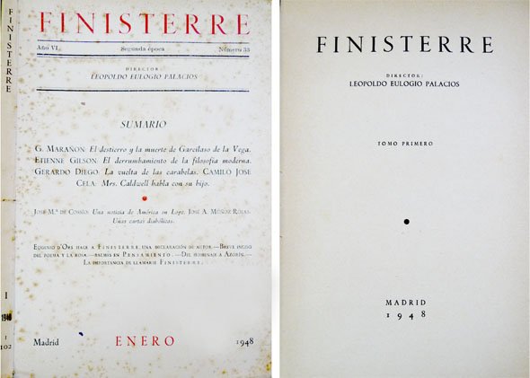 Finisterre. Revista mensual . Año VI, Segunda época, Número 33. …