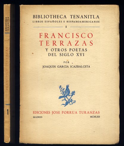Francisco Terrazas y otros poetas del siglo XVI. | Immagine principale