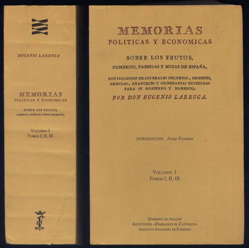 Frutos, minas y comercio de la Provincia de Madrid; De …