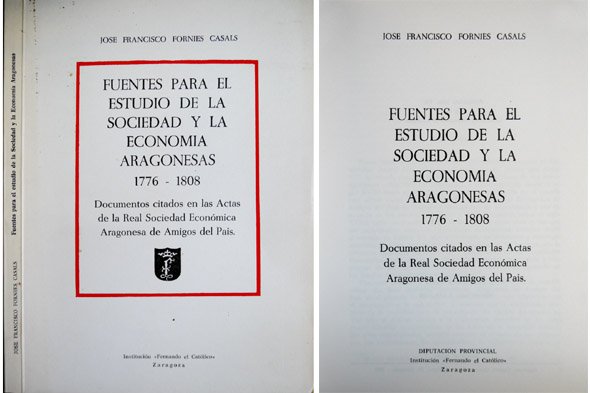 Fuentes para el Estudio de la Sociedad y la Economía … | Immagine principale