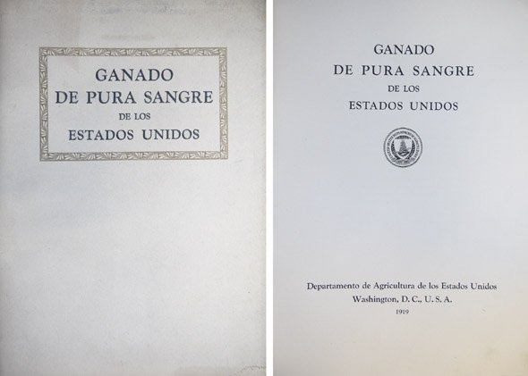 Ganado de Pura Sangre de los Estados Unidos.