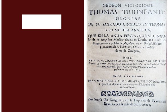 Gedeon victorioso, Thomas triunfante. Glorias de su Sagrado Cingulo en …